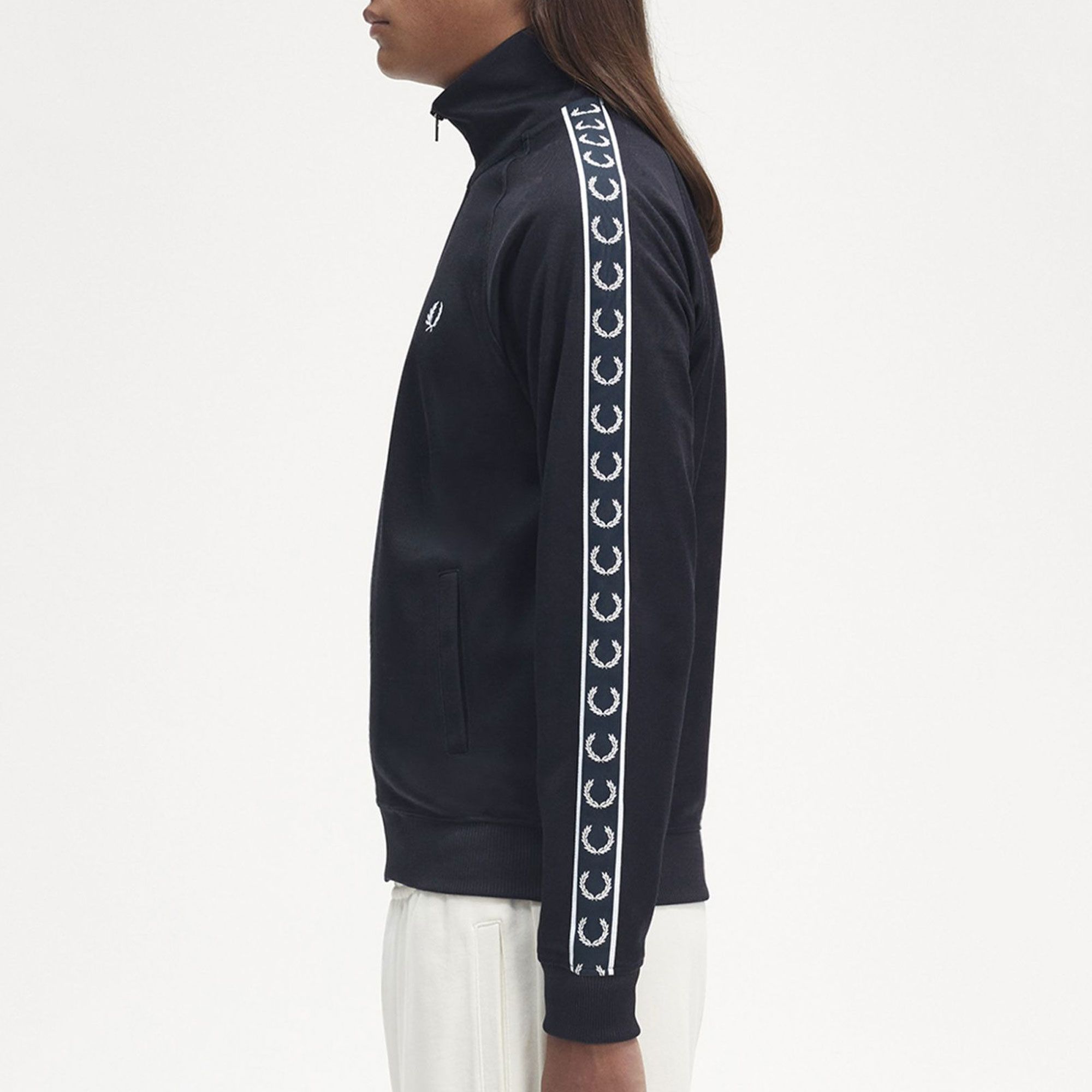Fred Perry Contrast Tape Trackjacket Men | Plutosport